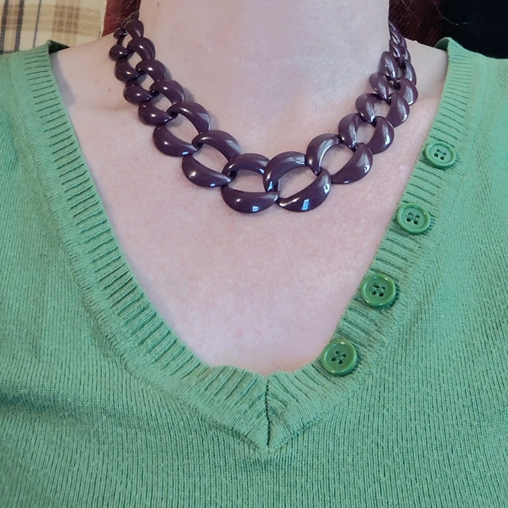Napier Gold and Purple Necklace